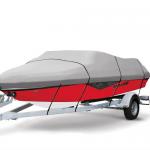 #66931 Trailerable Universal fit 600D polyester Pontoon Boat cover