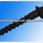 Screw spikes for railway