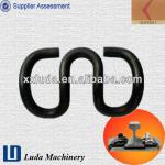 elastic clip for rail track fastener