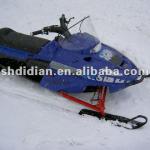 kid use 125cc snow mobile/snow sled/snow scooter/snow ski with CE-SNOWKING