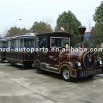 2.8L, 92KW, 42 Passenger Loading Trackless Fun Train for Park &amp; Fun Use