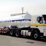 Cryogenic liquid transportation semi- trailer