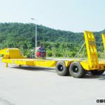 sino tuck 2 AXLE Low flat-panel semi-trailer