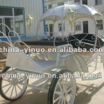 Classical white Cinderella horse drawn carriage for wedding/ used horse carriage for sale