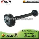 Trailer Caravan Straight axle Electric Braked-trailer braked axle assembly