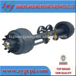 OEM air suspension axle agricultural parts manufacture German American suspension semi tractor truck trailer-ZY--A1047 trailer axle