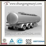 oil tank trailer tri-axle fuel tanker truck trailer