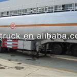 3 axles/tri-axle fuel transportation tank truck trailers for sale-