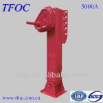 D5000A 35,000 lbs red steel landing gear for semi trailer