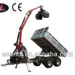 Hydraulic Tipping Box Trailer/ tipping box for Crane 350