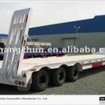 3 axles lowbed semi trailer