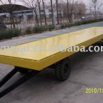 cargo flat low bed trailer double axle