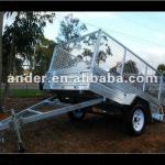 Hotdip galvanized 7x4 cage trailer