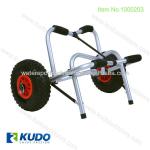 Folding kayak cart with anodized surface and foam protection-1002003
