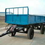 3ton back tipping single axle farm tractor trailer-7C -3