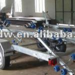 Heavy duty tandem axle big Boat Trailer with hot dipped galvanised chassis