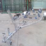 4.8 Hot dip galvanized boat trailer with wobbly rollers