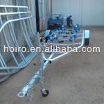 6.5m Hot dip galvanized rollers boat trailer