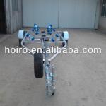 5.8m Hot dip galvanized single axle boat trailer with rollers