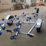 5.5m Hot dip galvanized boat trailer with wobbly rollers for sale-HRHG1719SH