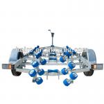 5.8m Hot dip galvanized rollers boat trailer