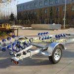 Galvanized Alco Torsion Alxe galvanized steel boat trailer(loading capacity 1300kgs