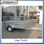 Galvanized 7x4 cage trailer comply with Australian market