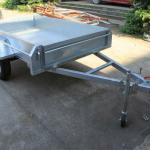 7x4 welded trailer box trailer