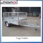 Galvanized 6x4 box trailer comply with Australian market-LY-CT74
