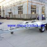 2 Ton Galvanized Mini Excavator Trailer-TR1802 plant trailer