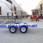 Tandem Plant Trailer With Loading Ramps