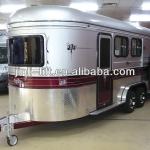 2 horse float angle load, deluxe horse trailer