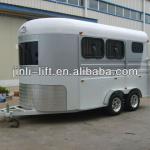 2 horse angle load float-2HAL-D with kitchen-2HAL-D