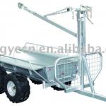 Timber trailer with trailer bed