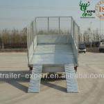 Shock price! galvanized 2t trailer with elcetronic brake-