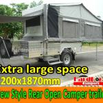Off road camper trailer L02 rear folding style-HR-L02