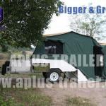 Bigger &amp; Greater Hard floor camper trailer HFC11 with Advanced 14Oz tent (awning+annex walls)