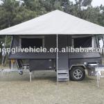 Australian standard forward folding hard floor kitchen trailer