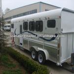 High quality gooseneck single horse trailer