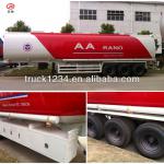 China Best 50000Litres Oil / Fuel Tanker Semi Trailer