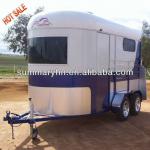 Hot sale horse trailer/float deluxe model (2 horse trailer and 3 horse trailer)