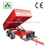 Dump trailer with moto /hydraulic tractor tipper trailer with Hydraulic Power Unit