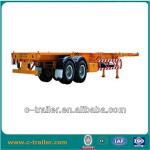 20ft container 2axle 30t skeleton semi Trailer-20ft skeleton semi trailer