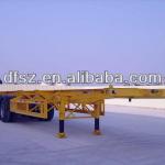 20 feet double axles container trailer for sea transport use