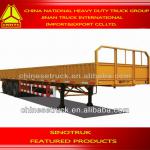 Hot sale!! China made tri-axle low bed semi trailer 13M