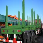 2axles Bogie Suspension Timber Transport Semi Trailer-