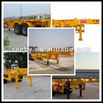 2Axles Flat container trailer price-