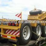 detachable gooseneck lowbed semi trailer for heavy equipment transportation
