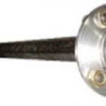 Cart Axle, HUB, 4 Bolt-