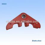 Brake shoes for locomotives and freight cars